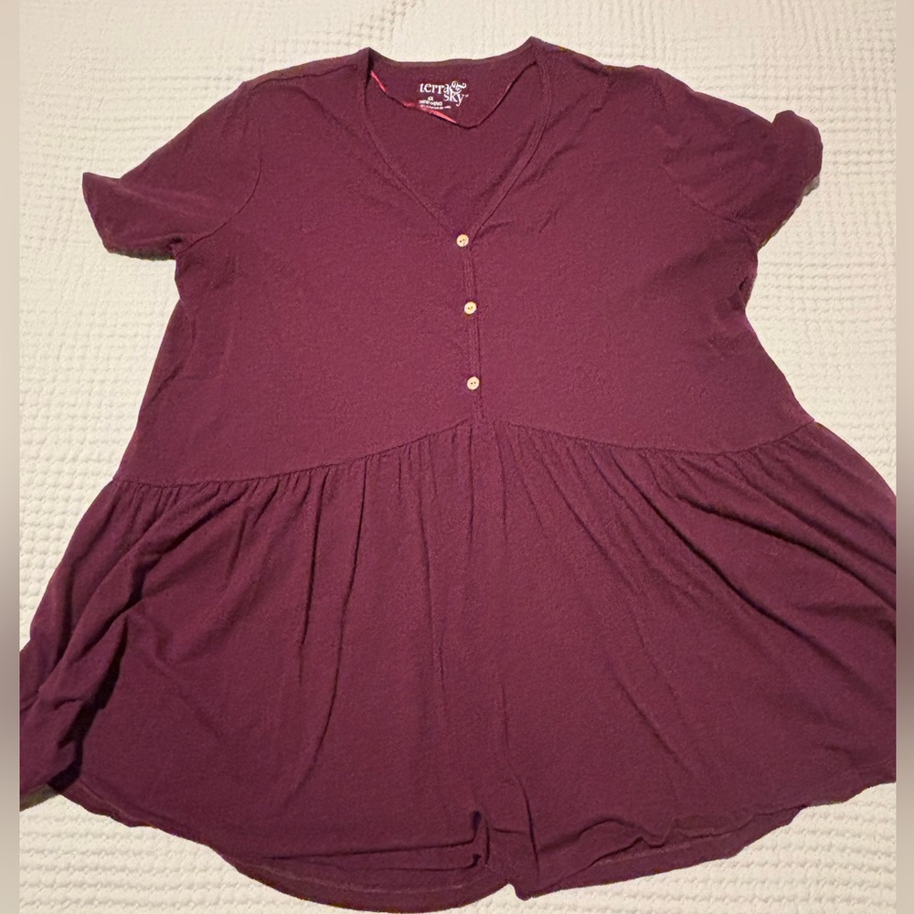 Wine Colored Top